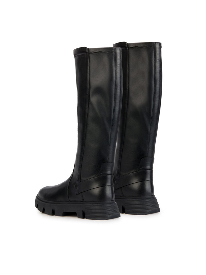 Geox Kozačky Geox D Vilde D36UAA 085KB C9999 Černá