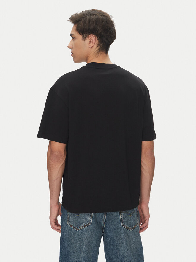 HUGO HUGO Футболка Dinkee 50525765 Чорний Oversize
