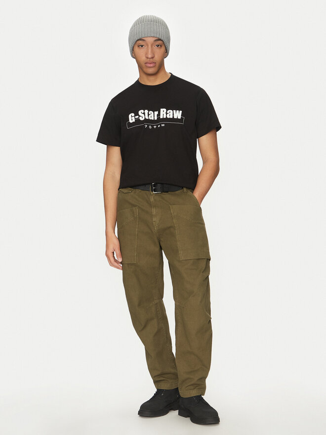 G-Star Raw G-Star Raw Marškinėliai Symbols D25970-C336 Juoda Regular Fit
