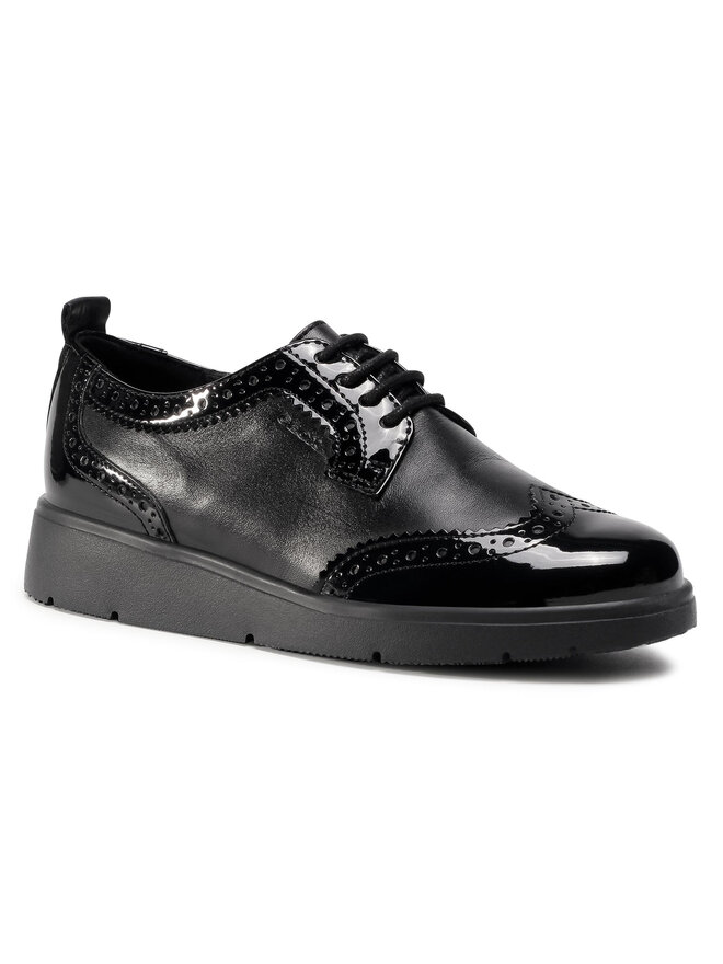 Oxford Schuhe Geox D Arlara I D04LCI 08502 C9999 Schwarz eschuhe.at