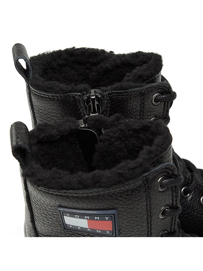 Tommy Jeans Aulinukai Tommy Jeans Tjw Urban Boot Tumbled Ltr Wl EN0EN02317 Juoda