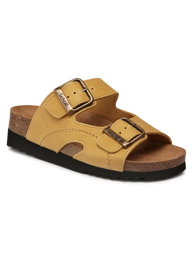 Scholl Παντόφλες Scholl Moldava Med 1061 MF23008 Κίτρινο
