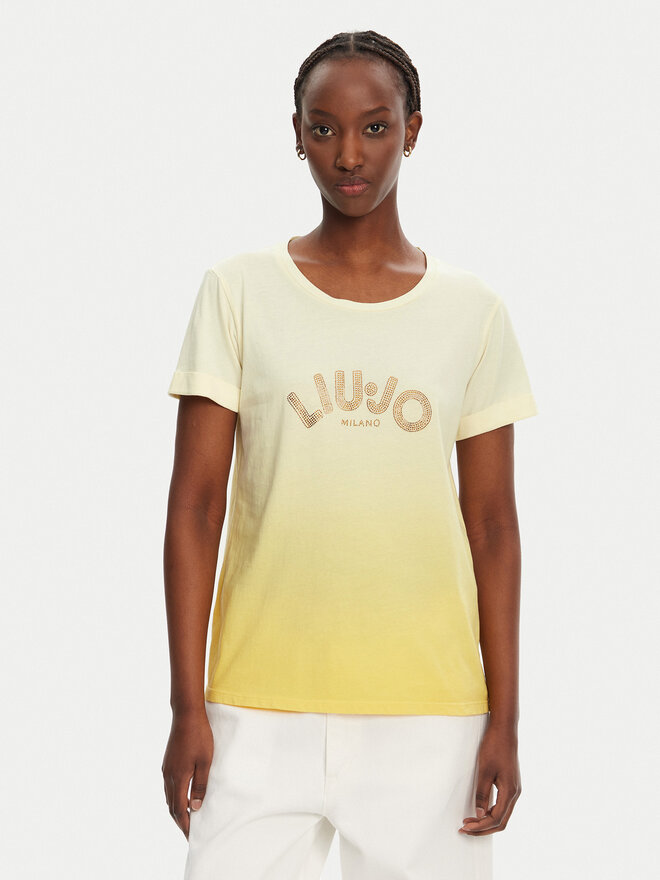 Liu Jo Liu Jo Camiseta TA5267 JS923 M9114 Amarillo Regular Fit