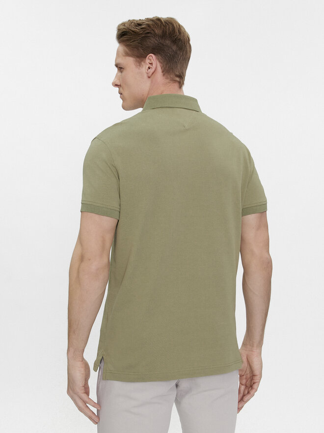 Tommy Hilfiger Tommy Hilfiger Pólóing 1985 MW0MW17771 Zöld Slim Fit