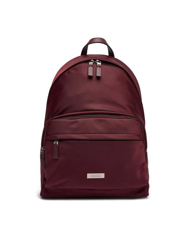 Calvin Klein Rucksack Calvin Klein Sleek Round LV04D3143G Dunkelrot