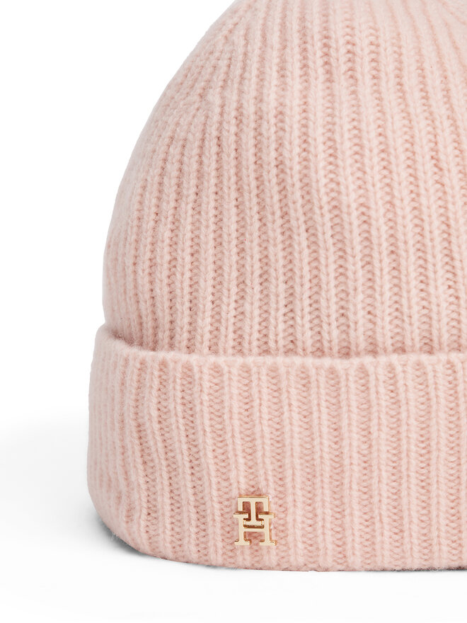 Tommy Hilfiger Σκούφος Tommy Hilfiger Th Cashmere AW0AW17772 Ροζ
