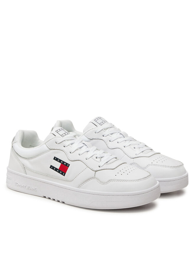 Tommy Jeans Sneakersy Tommy Jeans Tjm Cupsole Leather Ess EM0EM01443 Biały