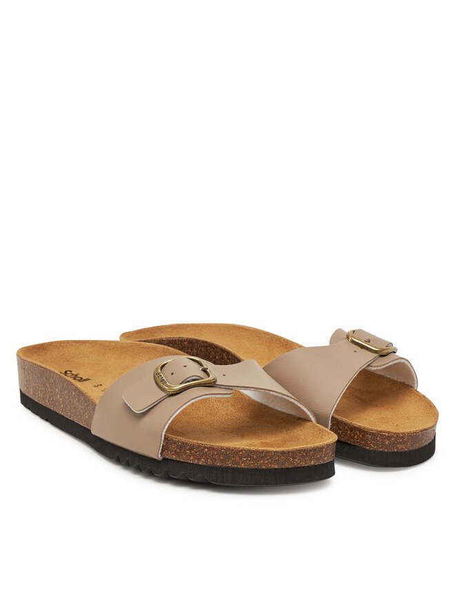 Scholl Pantoletten Scholl Estelle F32155 Braun