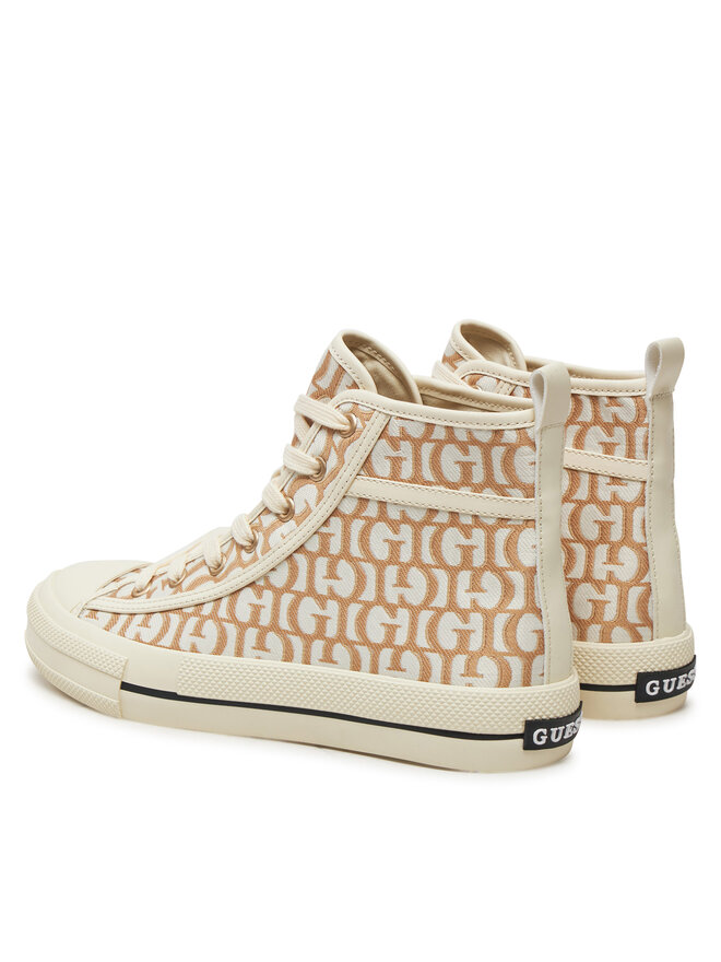 Guess Trampki Guess FLPCOL FAL12 Beżowy