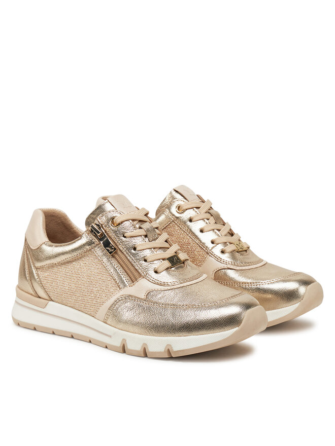 Caprice Sneakersy Caprice 9-23725-44 Złoty