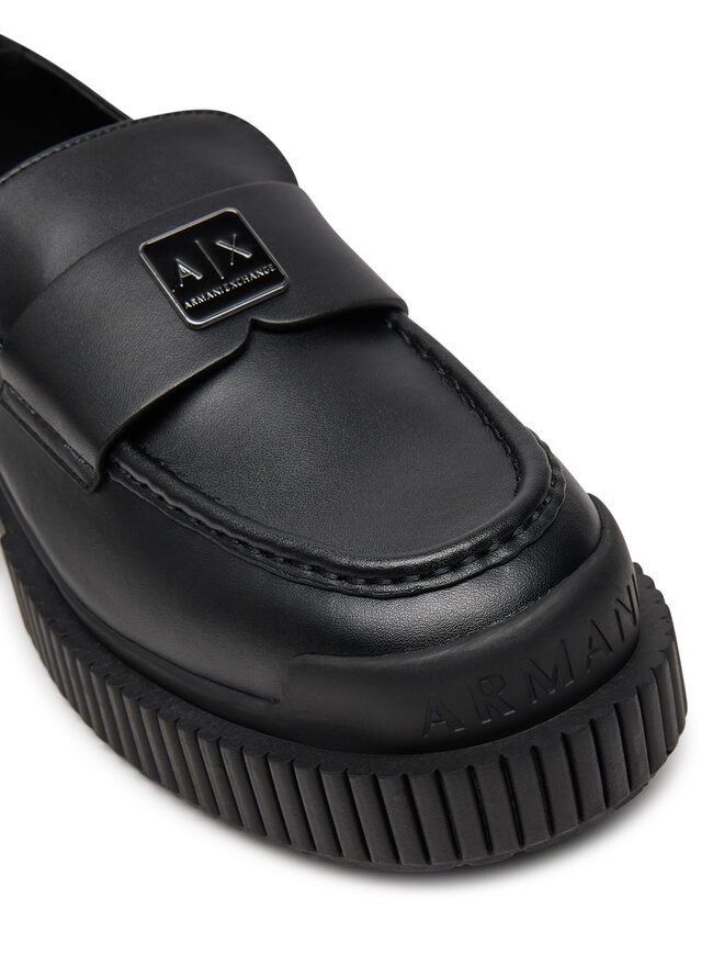 Armani Exchange Loaferek Armani Exchange XDA006 XV874 00002 Fekete