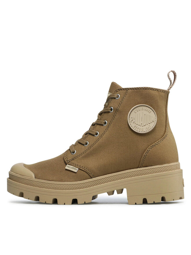 Palladium Schnürstiefeletten Palladium Pallabase Twill 96907-204-M Grün