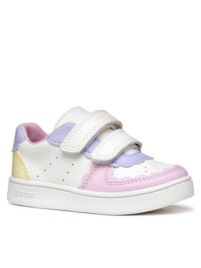Geox Sneakersy Geox B Eclyper B555MA 000BC C1372 Biela