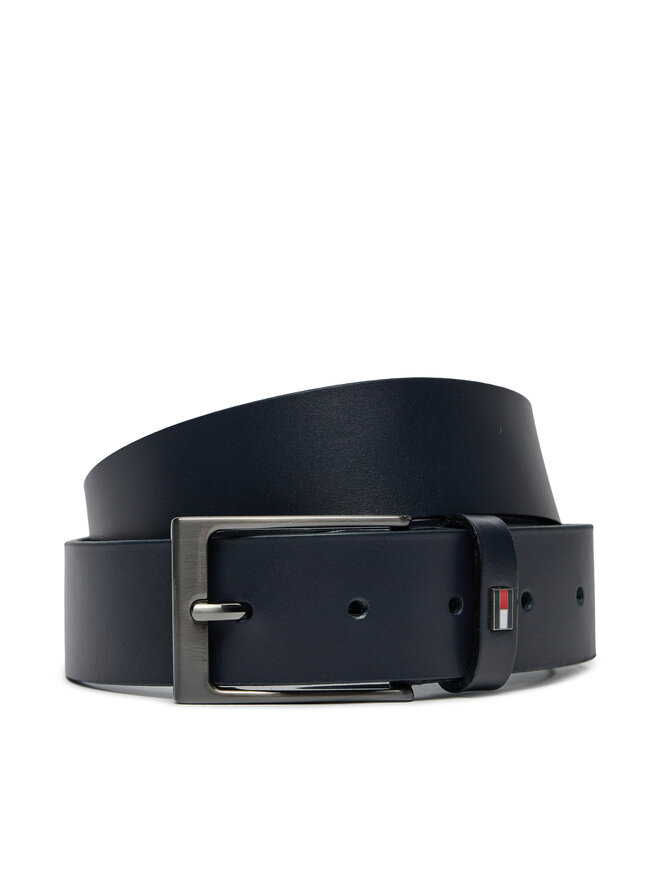 Tommy Hilfiger Ζώνη Ανδρική Tommy Hilfiger Layton Adj 3.5 AM0AM12662 Σκούρο μπλε