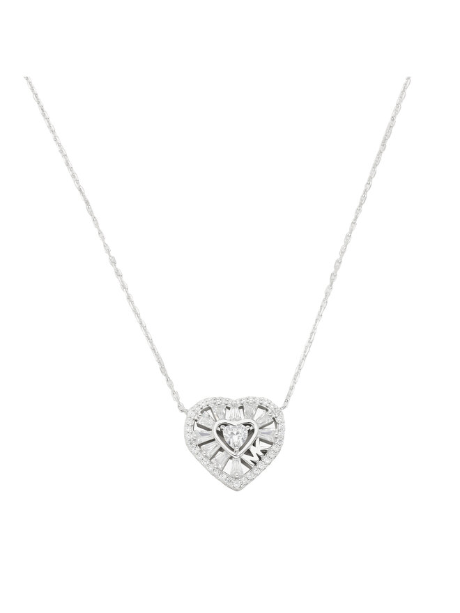 Michael Kors Κολιέ Michael Kors MKC1689CZ040 Ασημί