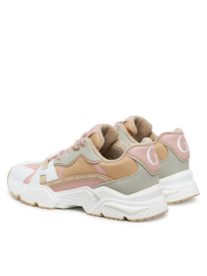 Guess Sneakersy Guess FLJCAR ELE12 Beżowy