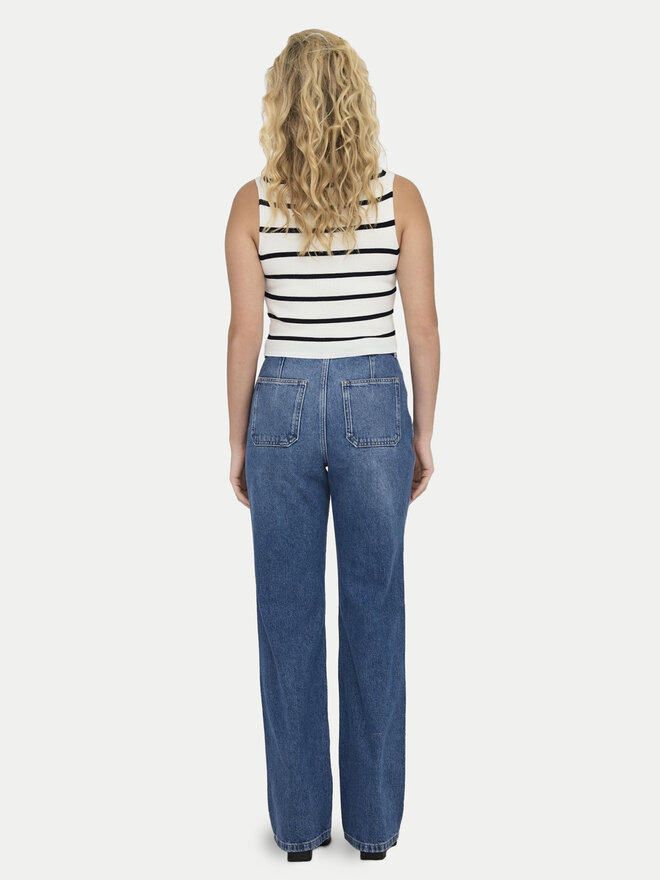 ONLY ONLY Marškinėliai Majli 15255533 Écru Regular Fit
