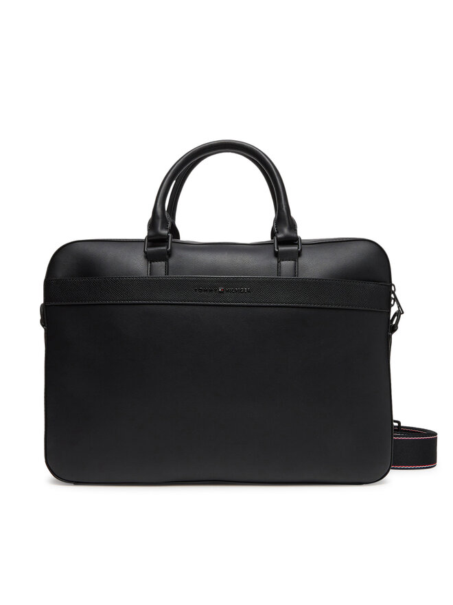 Tommy Hilfiger Τσάντα για laptop Tommy Hilfiger Th Corp Computer Bag AM0AM13222 Μαύρο