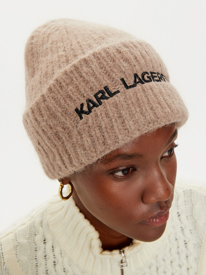 KARL LAGERFELD Cepure KARL LAGERFELD 246W3411 Bēšs