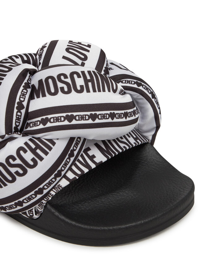 LOVE MOSCHINO Klapki LOVE MOSCHINO JA28312G0MIW310A Biały