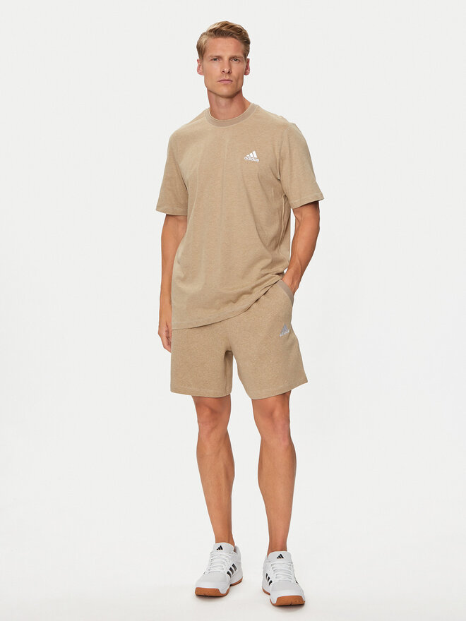 adidas adidas Marškinėliai Seasonal Essentials IY6605 Smėlio Regular Fit