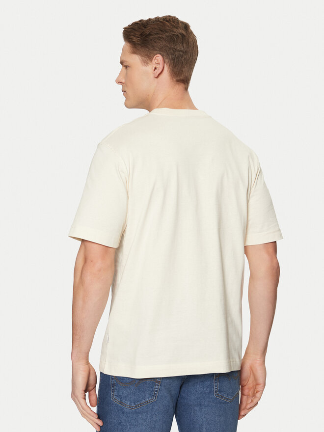 Jack&Jones Jack&Jones Majica Machester 12273549 Écru Relaxed Fit