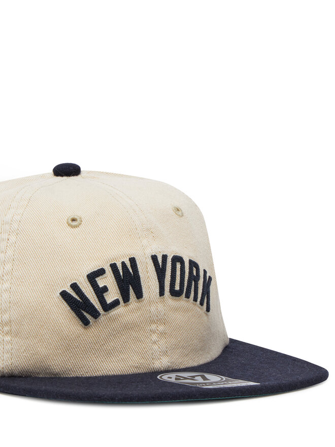 47 Brand Καπέλο Jockey 47 Brand MLB New York Yankees Fieldstone ’47 CAPTAIN RL B-FLDST17HTP Λευκό