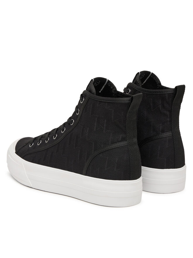 KARL LAGERFELD Sneakers aus Stoff KARL LAGERFELD Kampus Max V KL50546 Schwarz