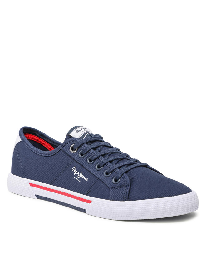 Pepe Jeans Tenisenes Pepe Jeans Brady Men Basic PMS30816 Tumši zils