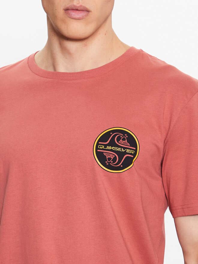 Quiksilver Quiksilver Marškinėliai Core Bubble EQYZT07232 Oranžinė Regular Fit