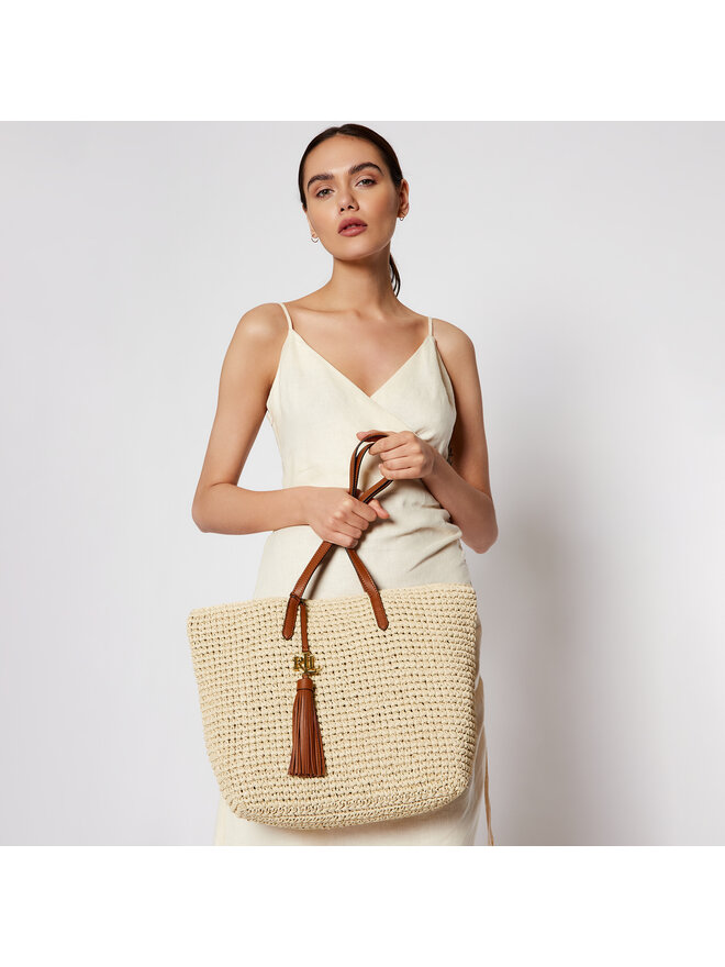 LAUREN RALPH LAUREN Torebka Lauren Ralph Lauren Whitney 431818856001 Beżowy
