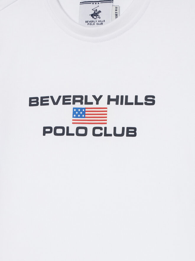 Beverly Hills Polo Club Beverly Hills Polo Club Футболка P-SS26B-TS0132 Білий Regular Fit