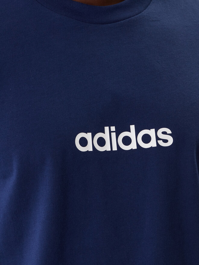 adidas adidas T-Shirt Essentials Linear JE8999 Dunkelblau Regular Fit