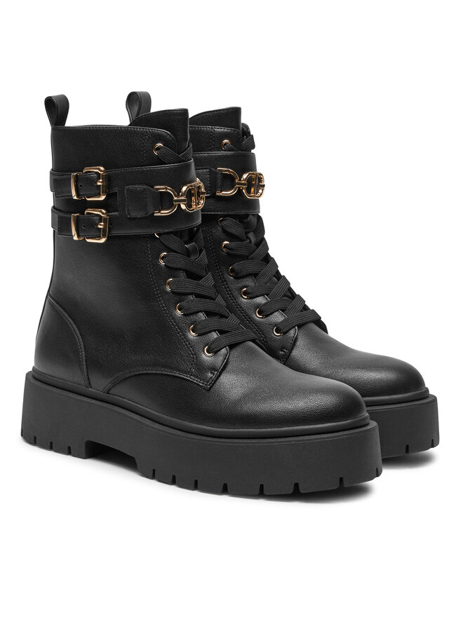 TWINSET Schnürstiefeletten TWINSET 242TCP062 Schwarz