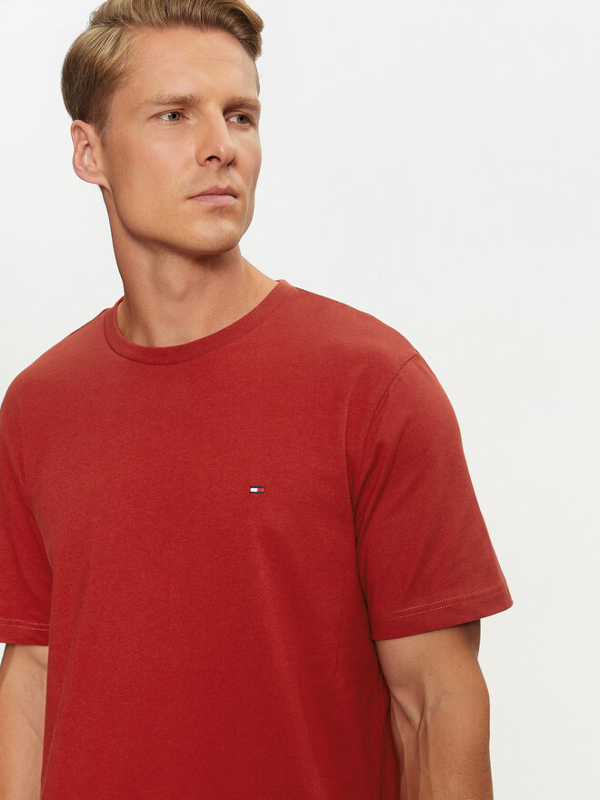 Tommy Hilfiger Tommy Hilfiger Marškinėliai Essential MW0MW37267 Raudona Regular Fit