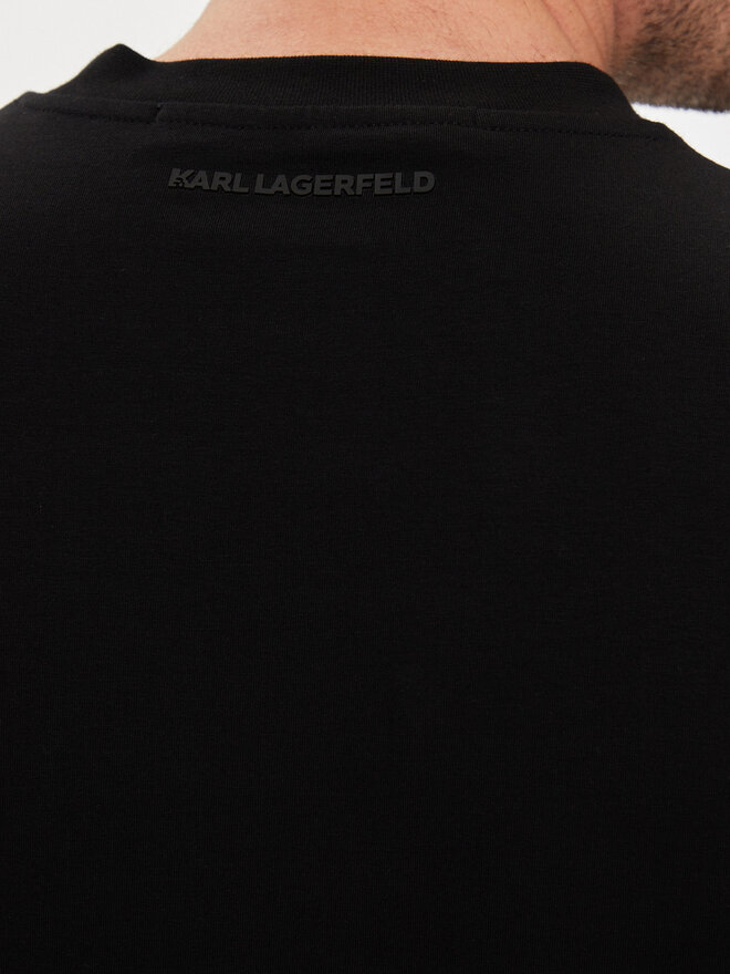 KARL LAGERFELD KARL LAGERFELD T-Shirt 755053 542221 Μαύρο Regular Fit