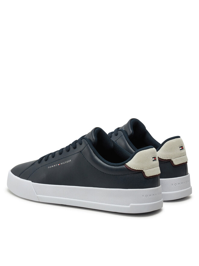 Tommy Hilfiger Sneakers Tommy Hilfiger Th Court Lth Detail Ess FM0FM05367 Dunkelblau