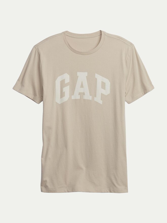 Gap Gap Marškinėliai 663921-01 Smėlio Regular Fit