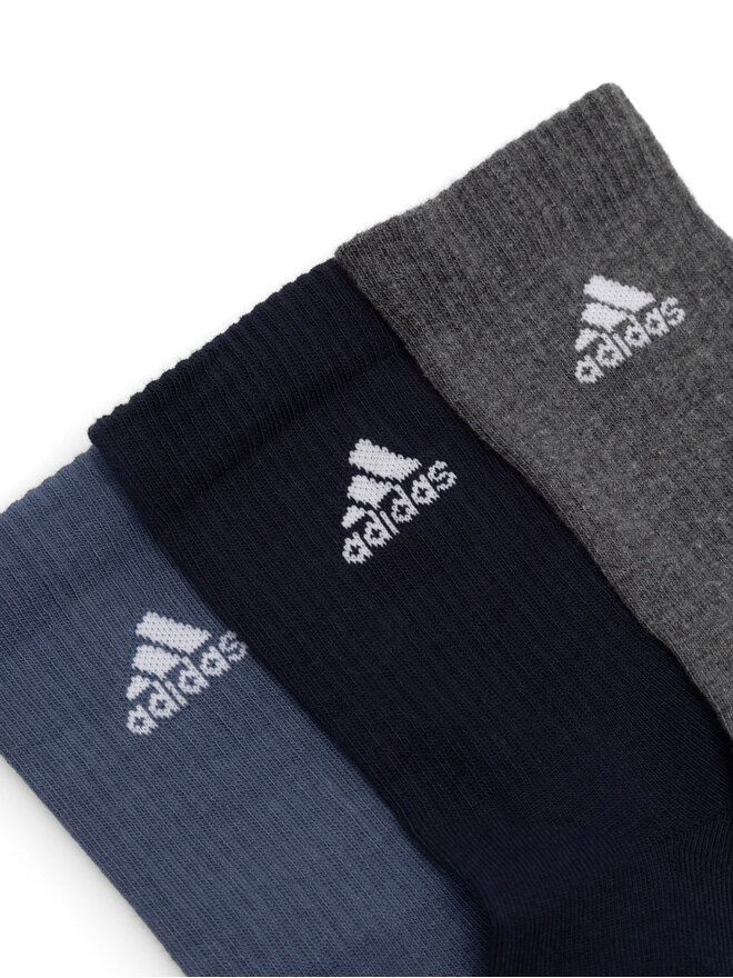 adidas Zestaw 3 par wysokich skarpet unisex adidas IP2634 3-PACK Kolorowy