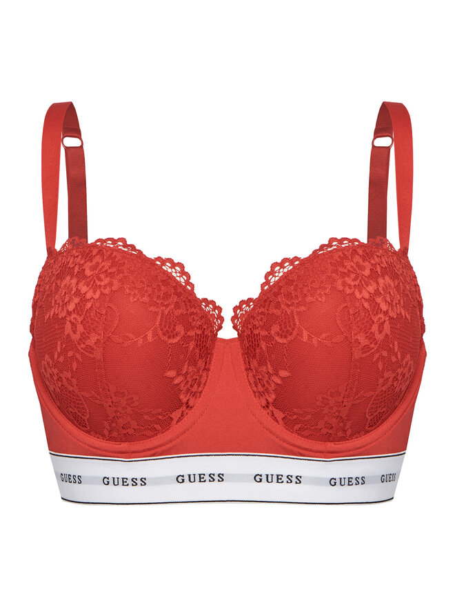 Guess Guess Grudnjak push-up O2BC06 KBBT0 Crvena