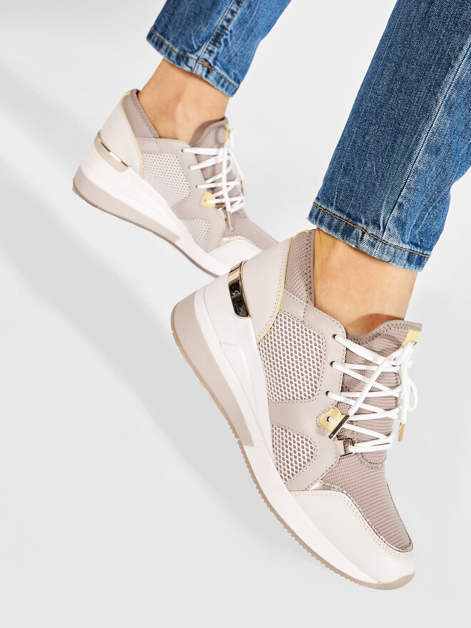MICHAEL Michael Kors Sneakers MICHAEL Michael Kors Liv Trainer 43S1LVFS4D Beige