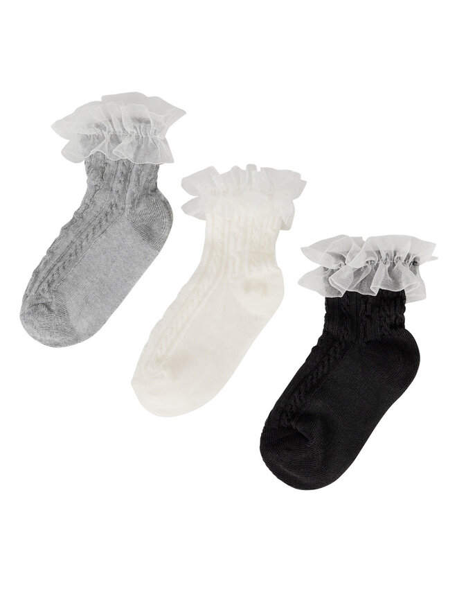 JENNY Ponožky JENNY 7KB-004-SS25 (3-pack) Bílá
