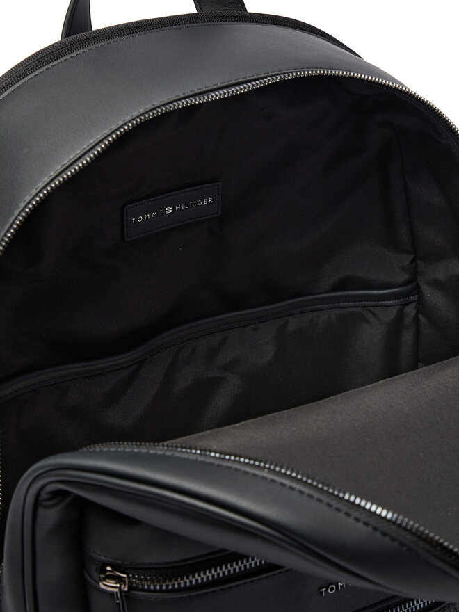 Tommy Hilfiger Rucksack Tommy Hilfiger Th Woven Backpack AM0AM14093 Schwarz