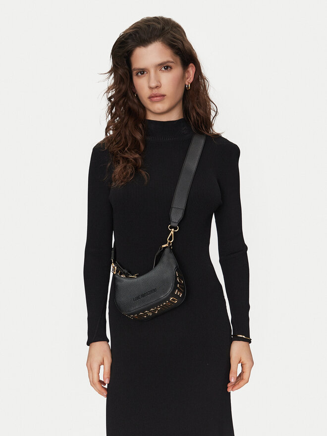 LOVE MOSCHINO Ročna torba LOVE MOSCHINO JC4019PP1MLT0000 Črna