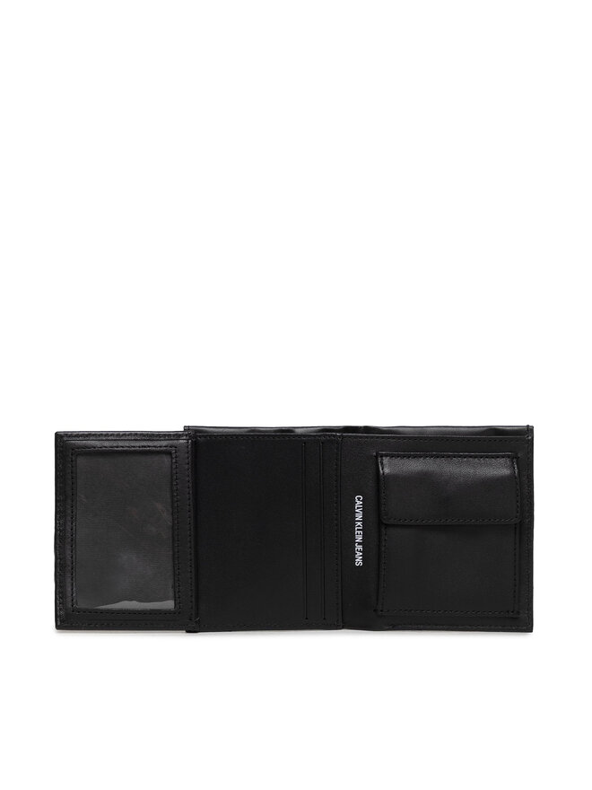 Calvin Klein Jeans Μικρό Πορτοφόλι Ανδρικό Calvin Klein Jeans Mono Hardware Small N/S Trifold K50K507222 Μαύρο