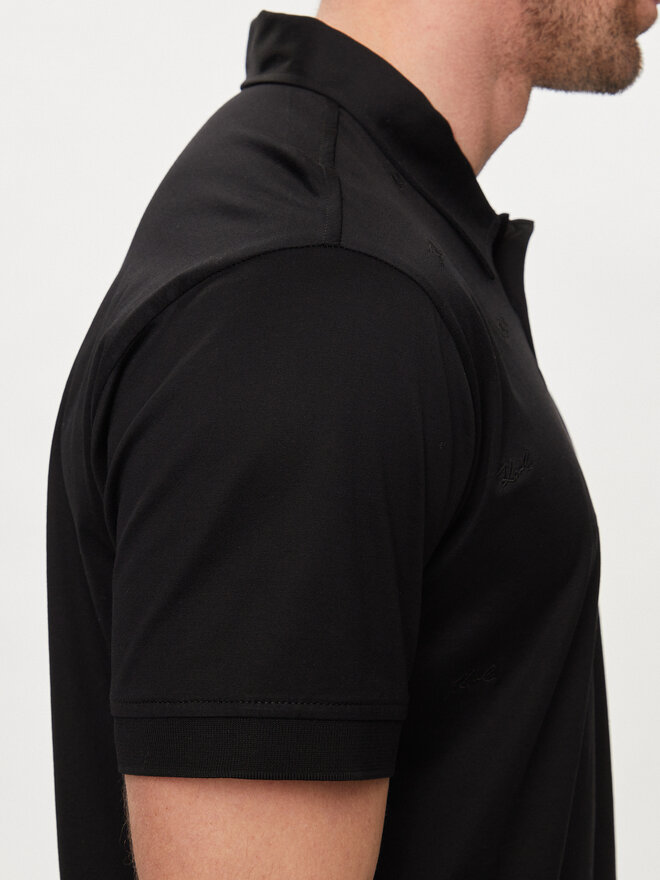 KARL LAGERFELD KARL LAGERFELD Poloshirt 745007 542201 Schwarz Regular Fit