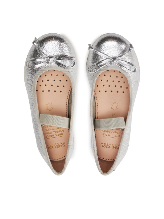 Geox Balerina Geox Jr Plie' J4555D 00044 C1007 M Ezüst
