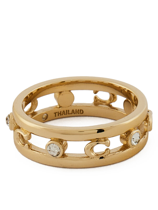 Coach Set de 3 anillos Coach 37506210 Oro