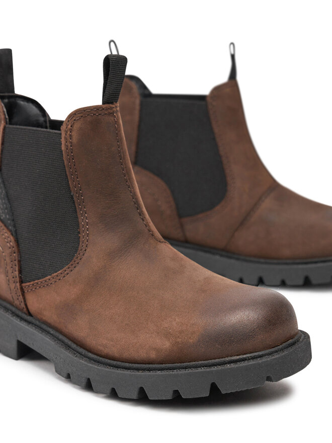 Geox Schnürschuhe Geox J Shaylax Boy J16FAA 00045 C0582 S Braun