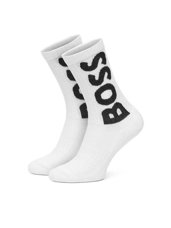 BOSS Sada 3 párů pánských vysokých ponožek BOSS 50524259 Barevná